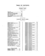 Table of Contents, Klickitat County 1913 Version 2